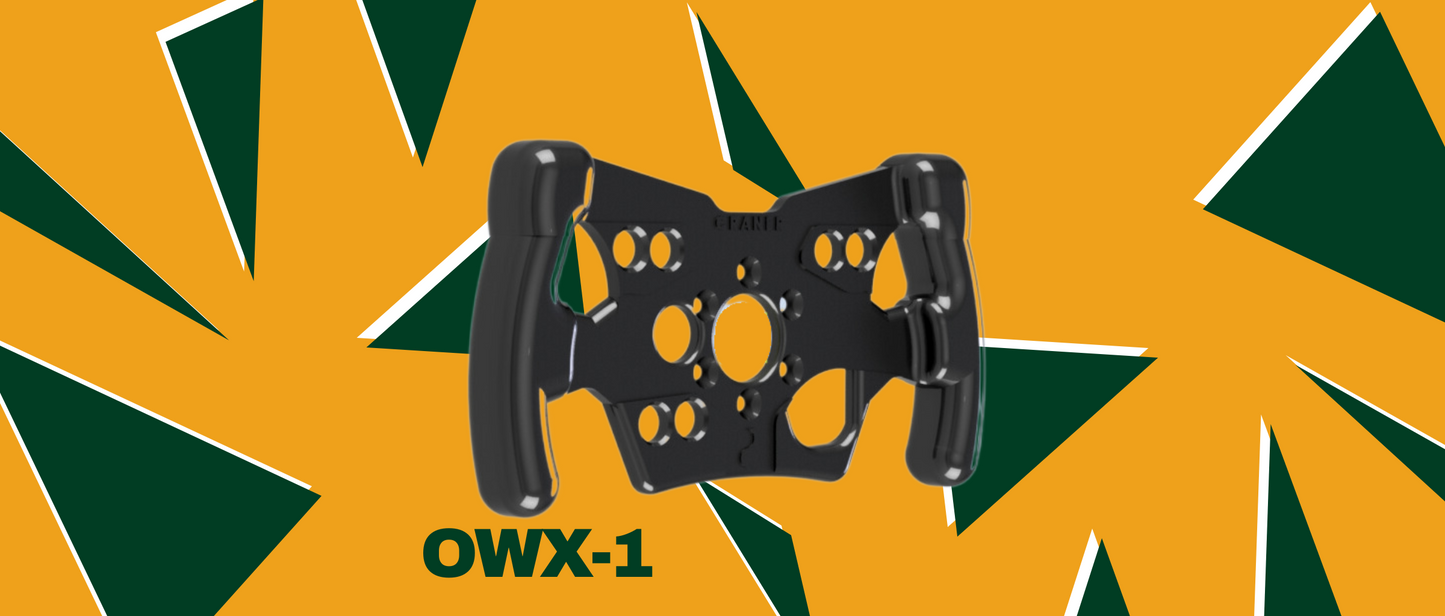 OWX-1 Wheel Modification (Thrustmaster T300 GTE) - Black